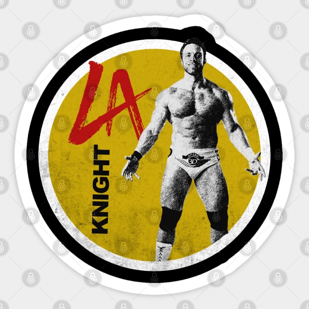 LA KNIGHT ON Yellow Sticker by NopekDrawings